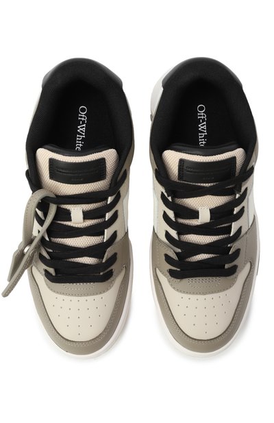 Кожаные кеды out of office OFF-WHITE, арт. 0BIA011S25LEA001/37-38, фото 4
