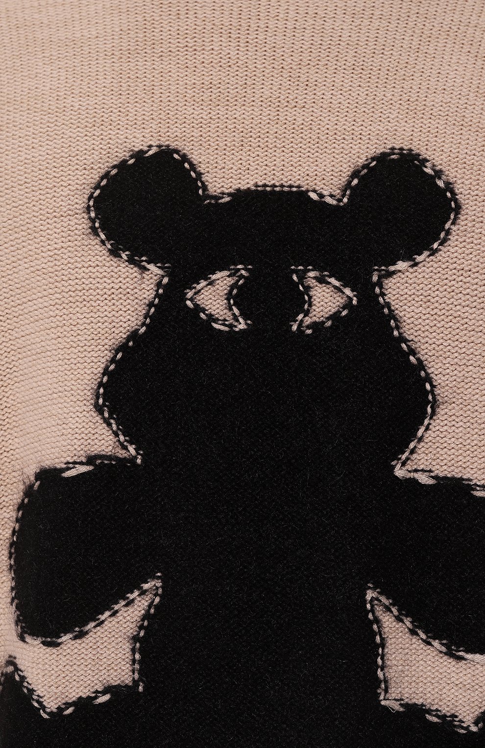 Свитер из шерсти и хлопка DOMREBEL бежевого цвета по цене 35050 руб., арт. BEARCL0PS/KNIT SWEATER, фото 5 Свитер из шерсти и хлопка DOMREBEL, арт. BEARCL0PS/KNIT SWEATER, фото 5