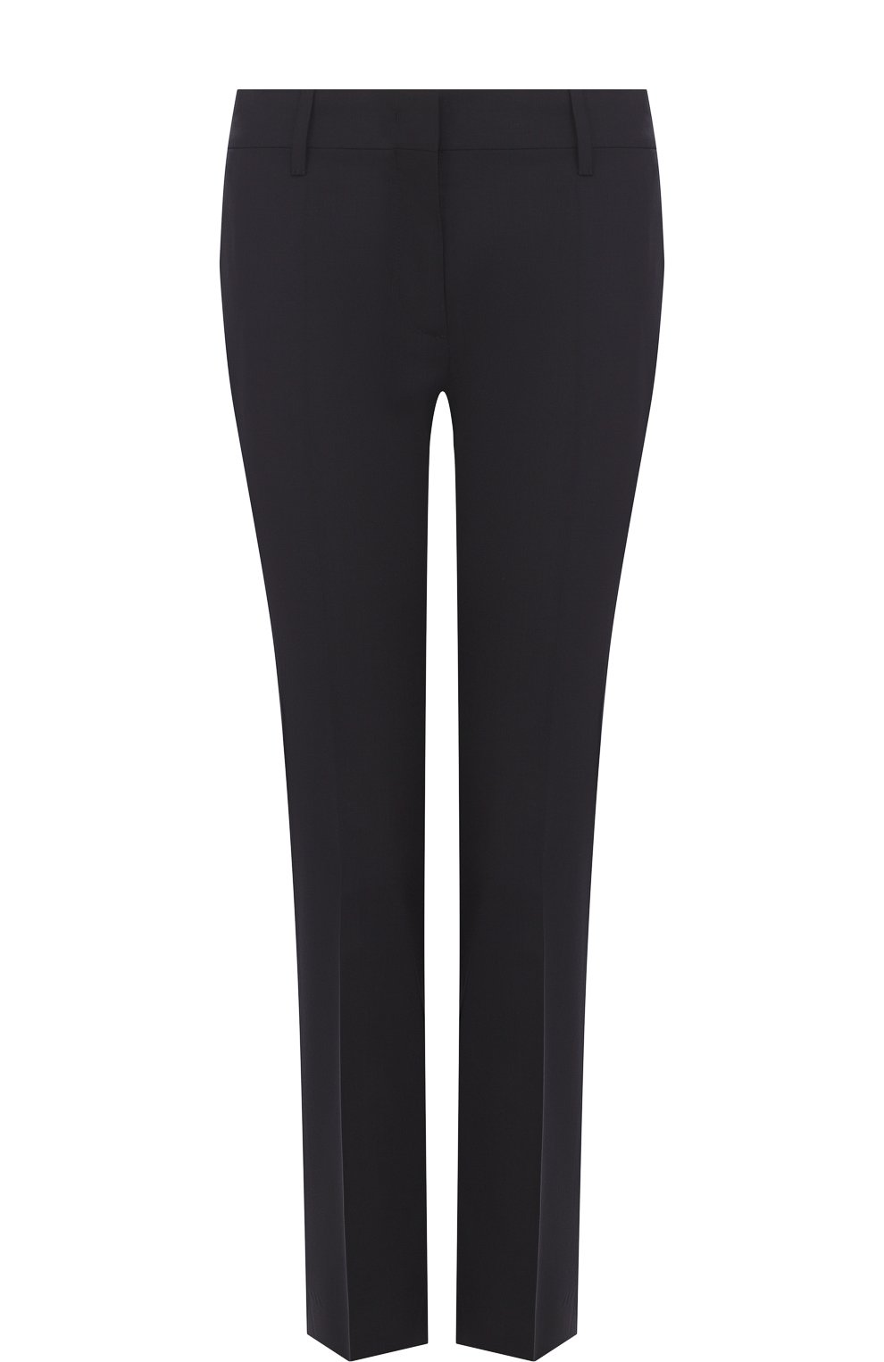 Однотонные укороченные брюки со стрелками PRADA, арт. P2469-RO1-F0008, фото 1