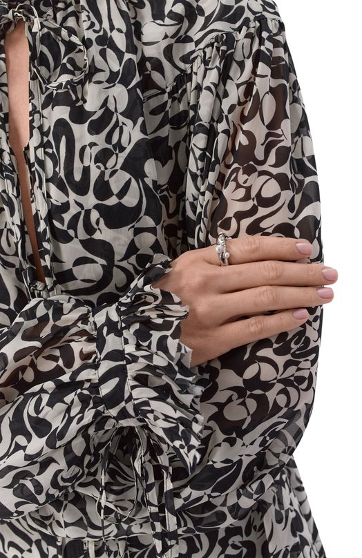 Кольцо Dries Van Noten 018248/0049 Серебряный  018248/0049 Фото 2