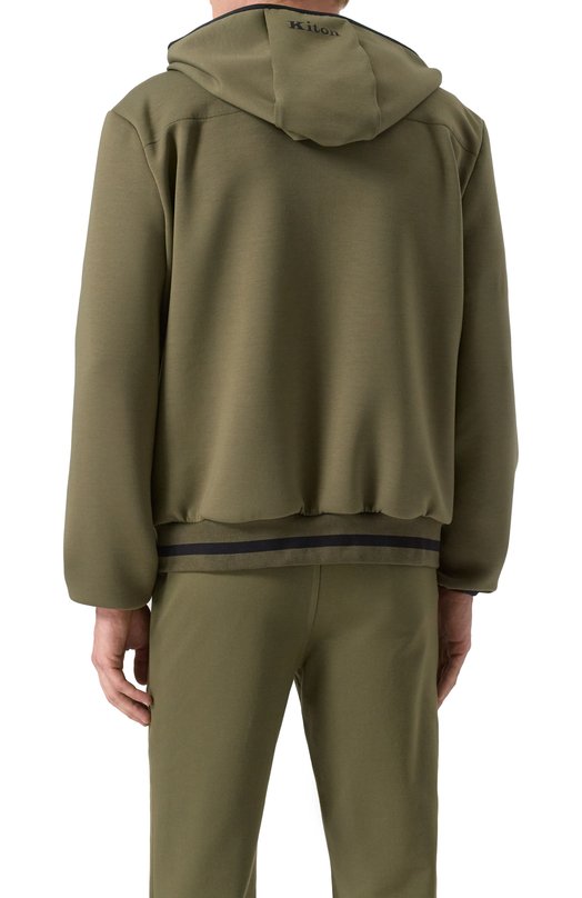 Толстовка Kiton UW2130V0852F04 Хаки  UW2130V0852F04 Фото 4