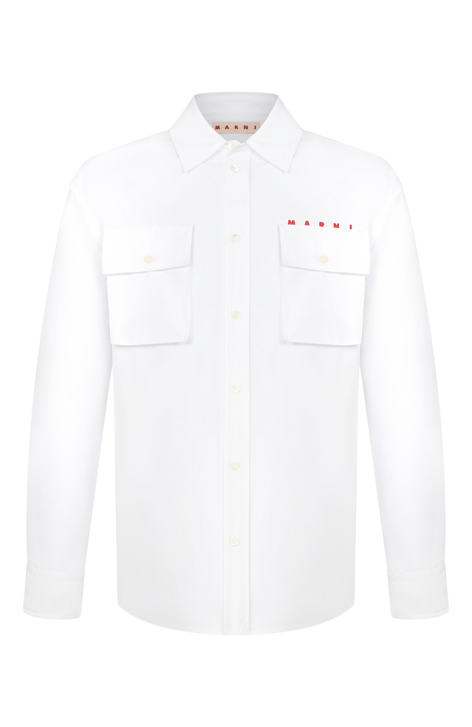Хлопковая рубашка MARNI, арт. CUMU0371P0/USCT88, фото 1