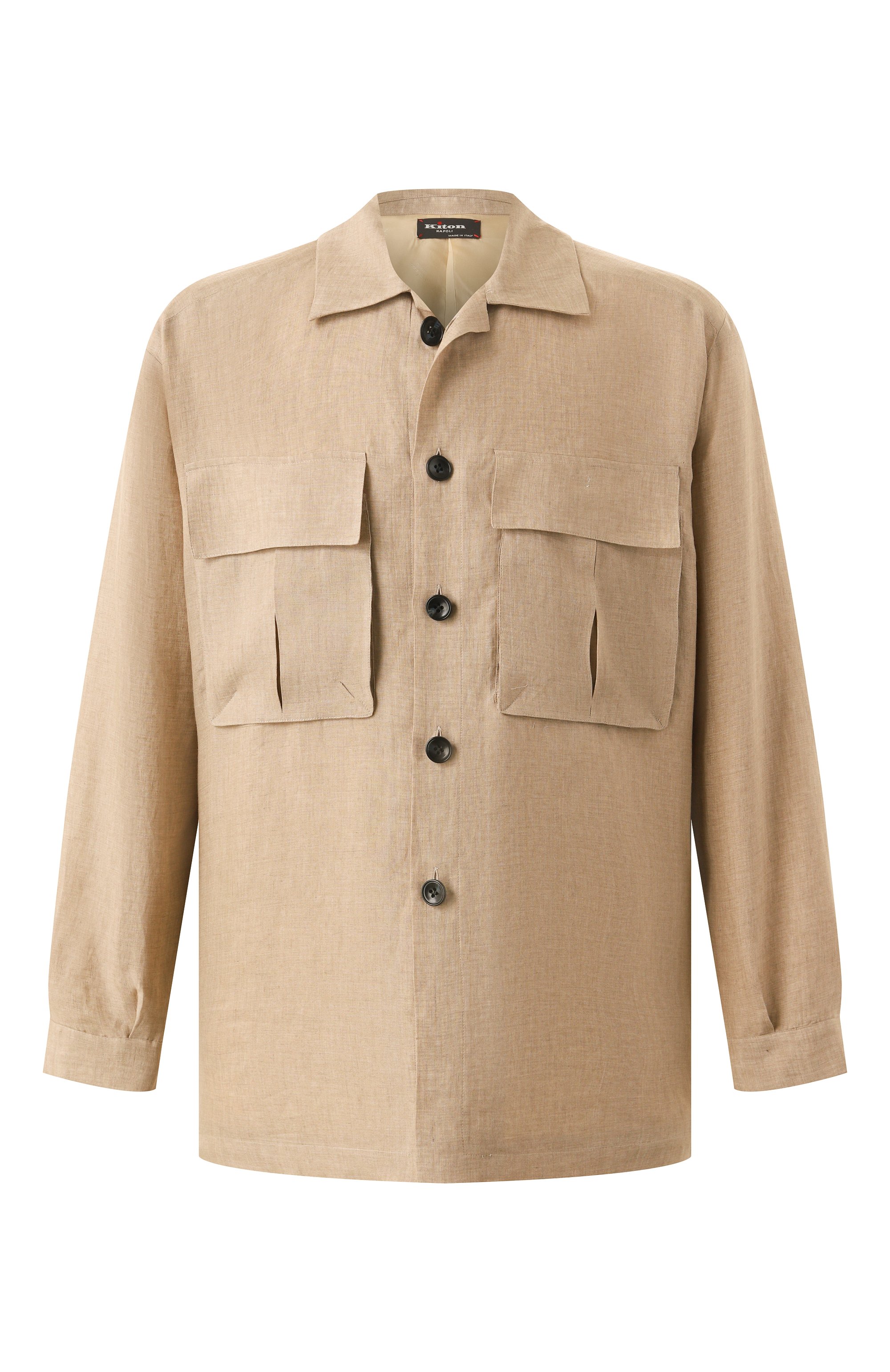 Льняная рубашка KITON, арт. UMC013H0921107, фото 1