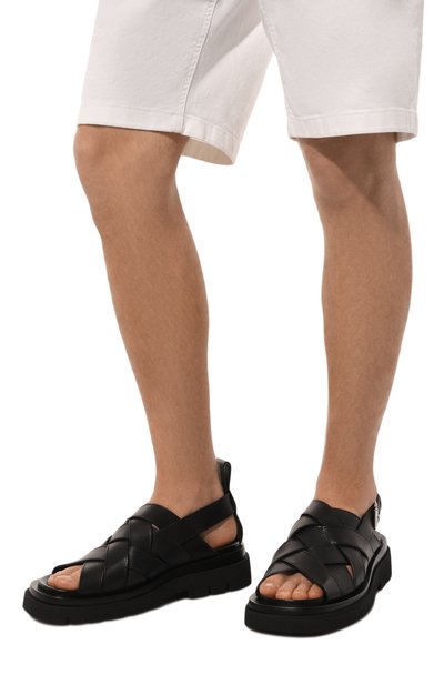 Кожан�ые сандалии BOTTEGA VENETA, арт. 755129/VBS50, фото 3