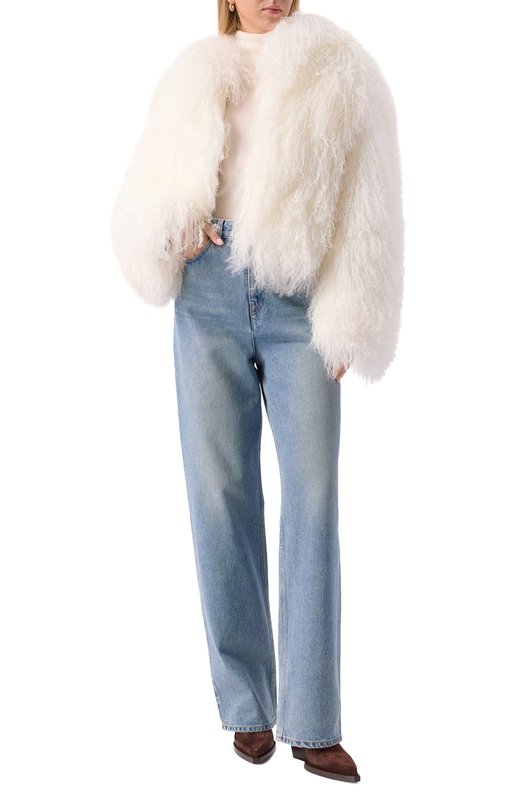 Шуба из овчины Jacob Lee WLC0098AW24CR Кремовый  WLC0098AW24CR Фото 2
