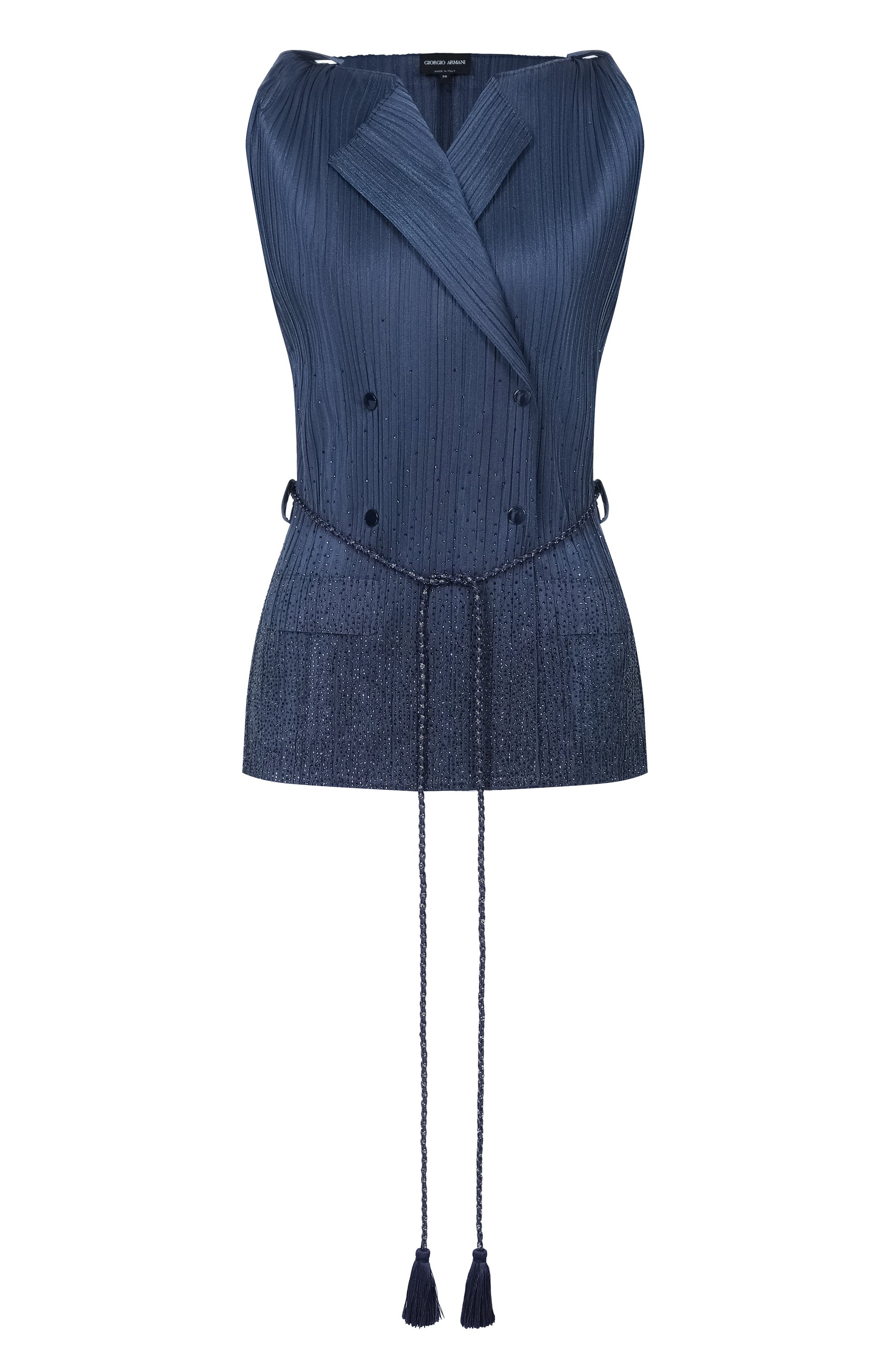 Жилет с отделкой стразами GIORGIO ARMANI, арт. GW003791/AF25067, фото 1