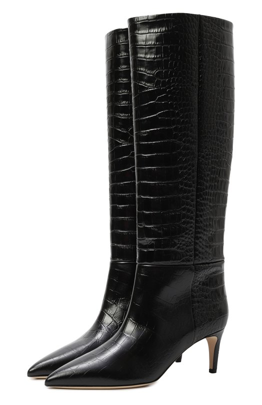 Кожаные сапоги Stiletto 60 Paris Texas PX503-XC0C0 Чёрный PX503-XC0C0