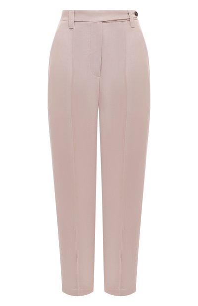 Женские брюки из вискозы и льна BRUNELLO CUCINELLI, арт. MH579B1297