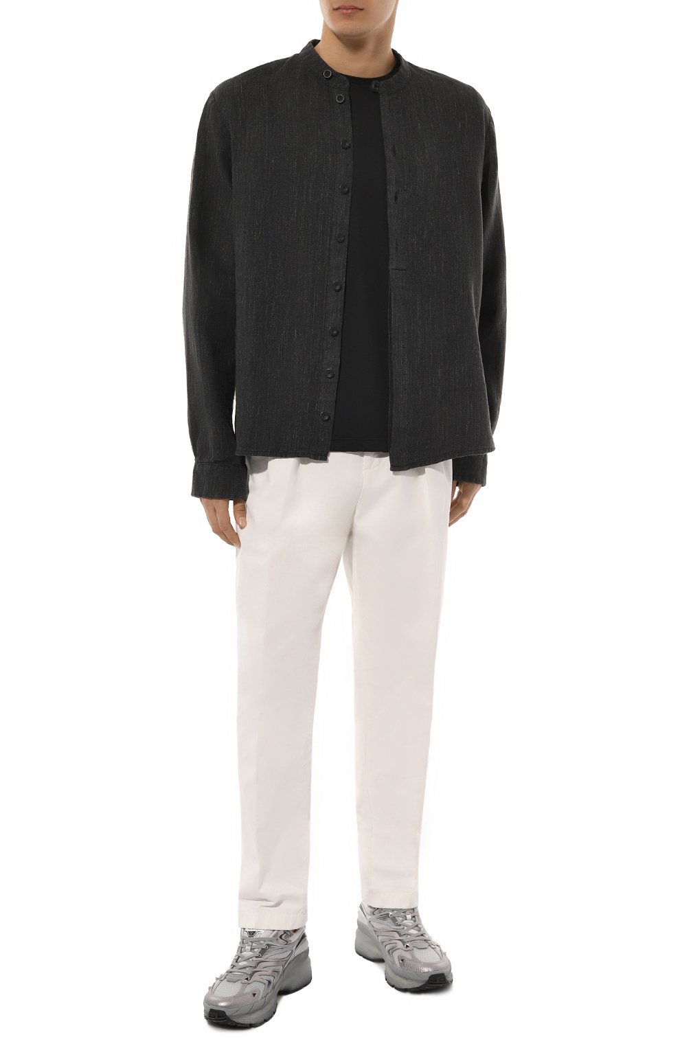 Льняная рубашка HANNES ROETHER, арт. TU29BS.6043, фото 2