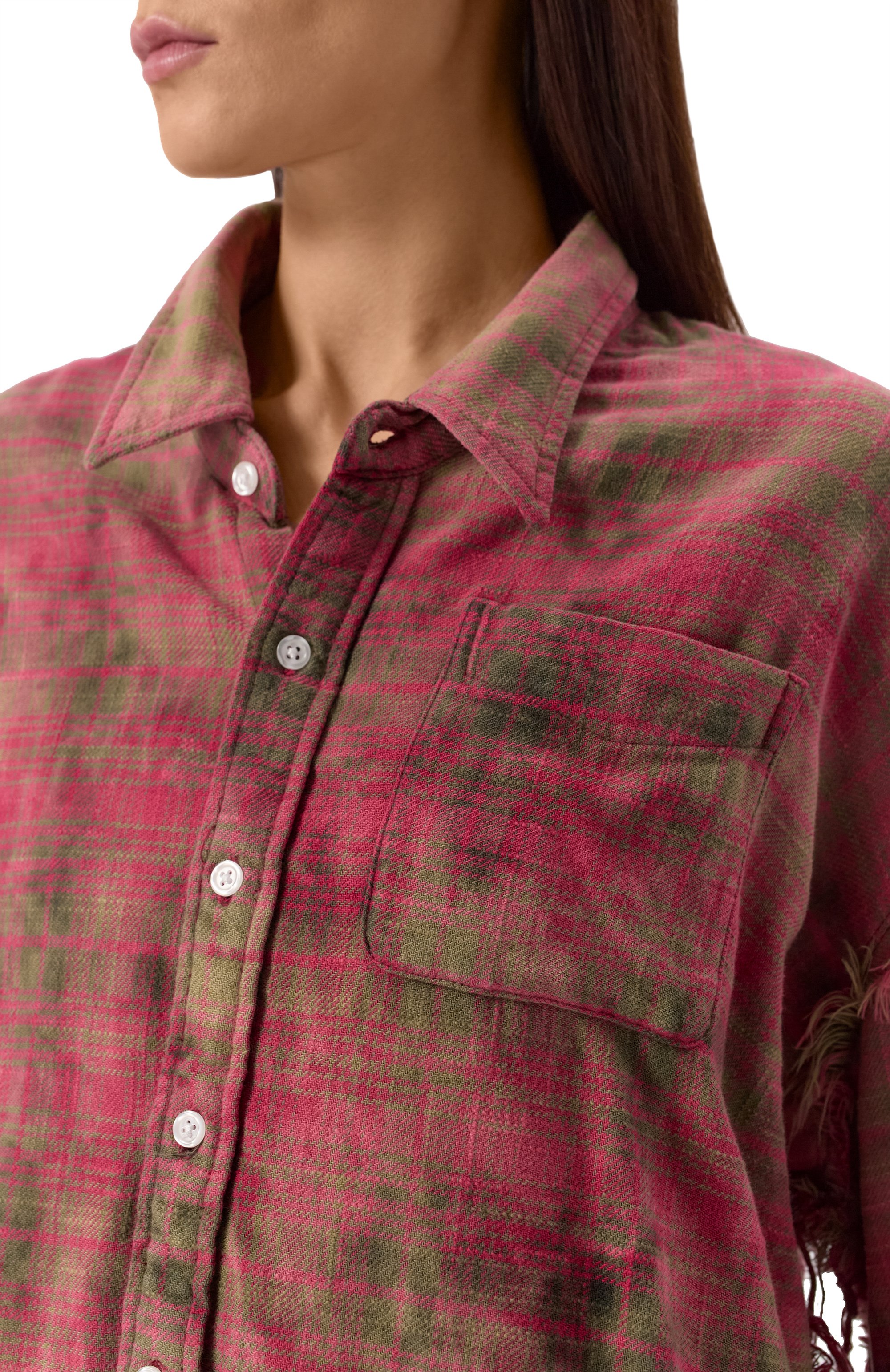 Хлопковая рубашка R13, арт. R13WR075-R461B, фото 5