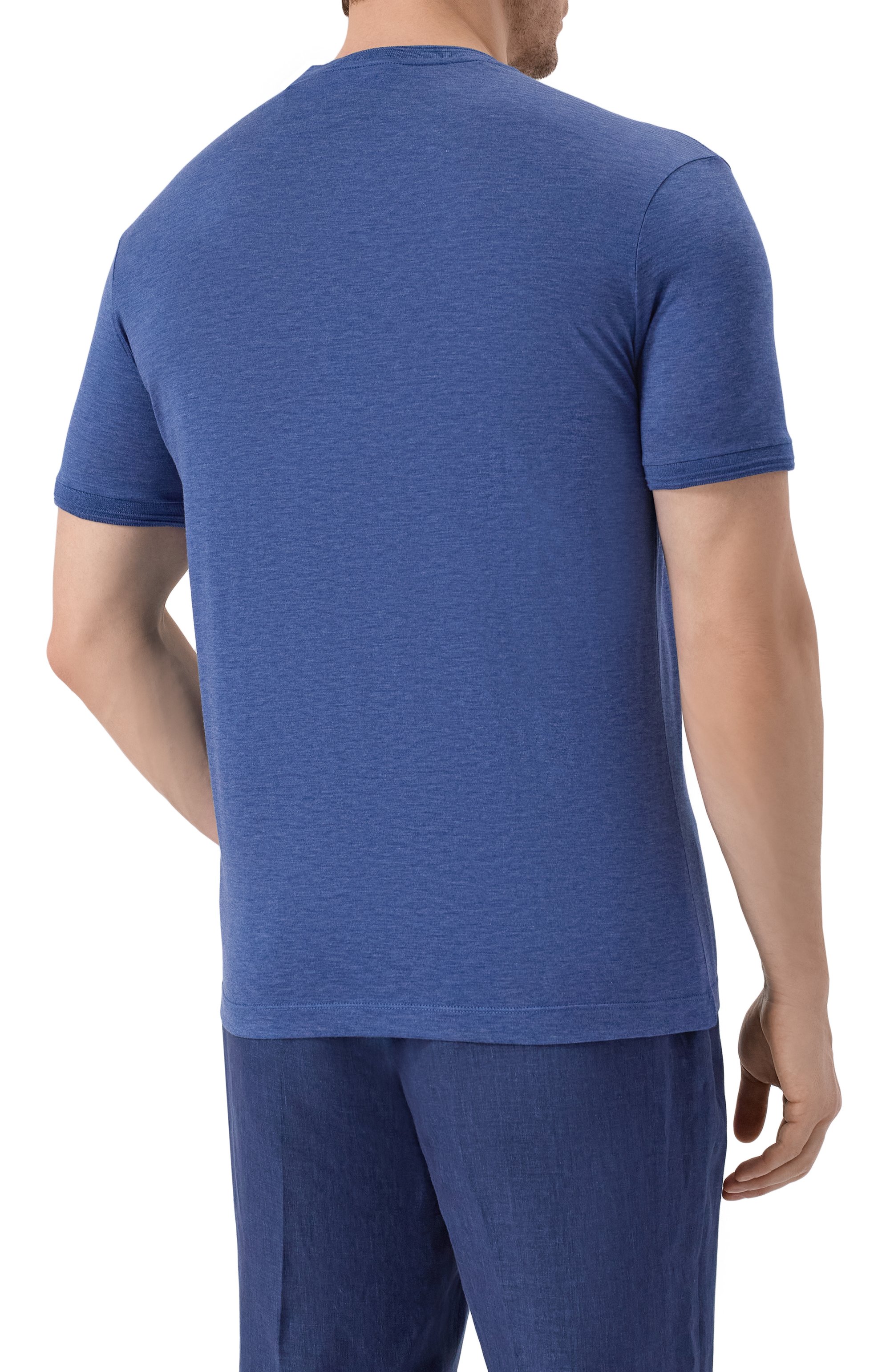 Футболка из шелка и хлопка PAUL&SHARK, арт. 25411008, фото 4