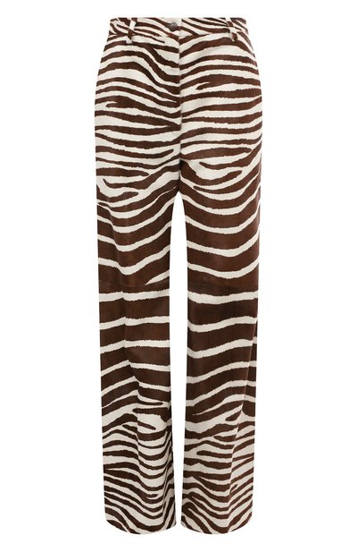 Женские кожаные брюки GUCCI, арт. 624462 XNAK8