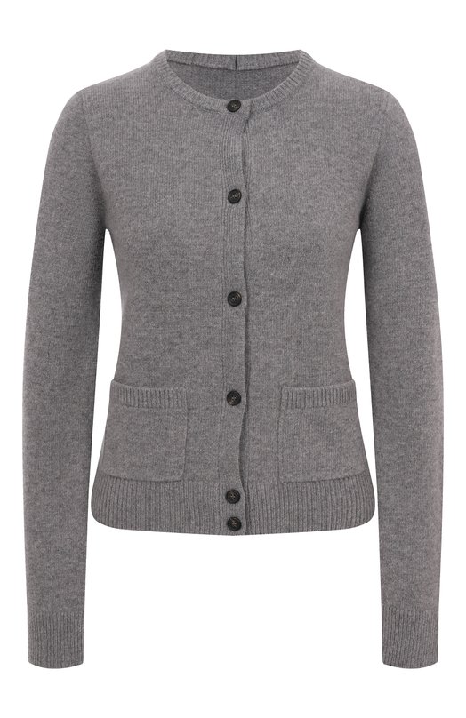 Шерстяной кардиган MM6 S62HP0036/M13187 Серый S62HP0036/M13187