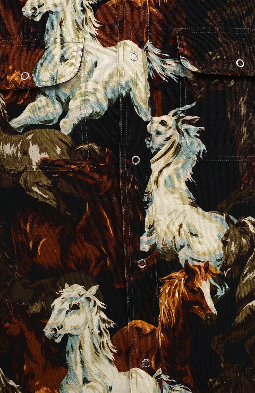 Хлопковая куртка-рубашка KENZO разноцветного цвета по цене 43600 руб., арт. FA65CH5059PF, фото 5 Хлопковая куртка-рубашка KENZO, арт. FA65CH5059PF, фото 5