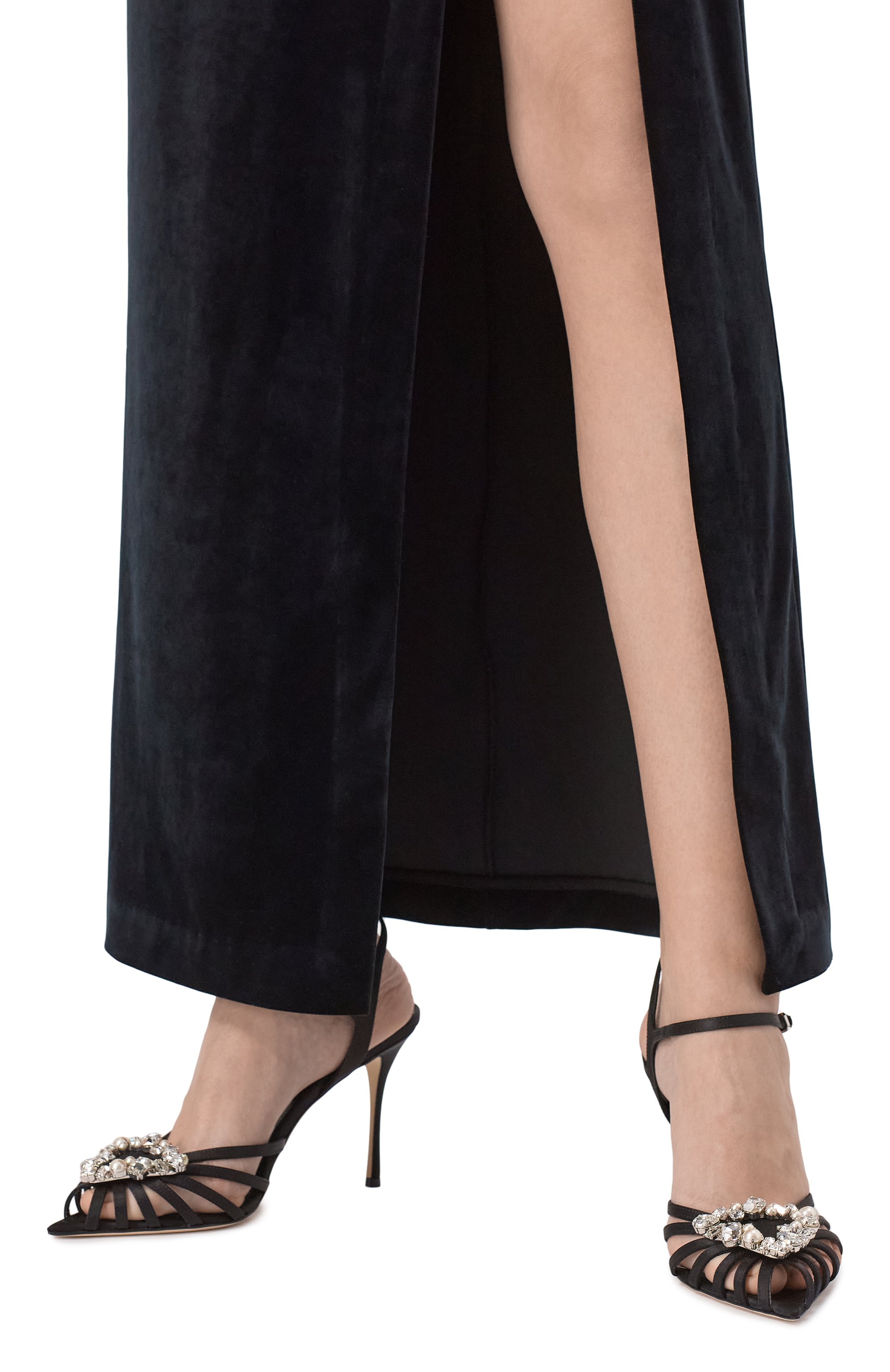 Текстильные босоножки sr godiva precious 90 SERGIO ROSSI, арт. B13100/MTEZ02, фото 3