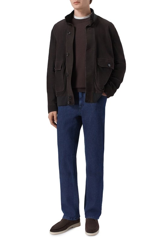 Замшевые ботинки Walk and Walk Loro Piana FAG3595 Коричневый  FAG3595 Фото 2