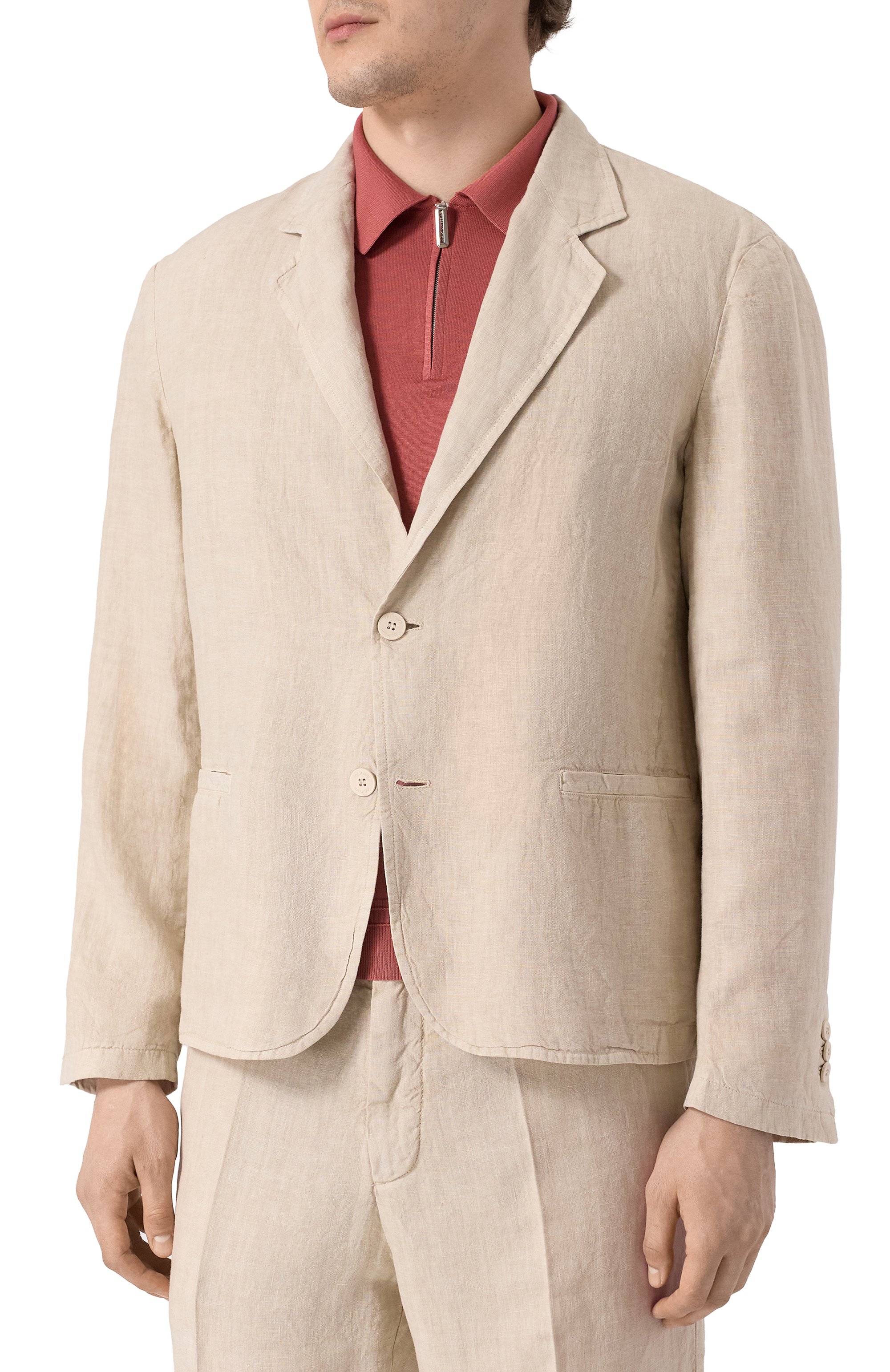 Пиджак из хлопка и льна INLINUM, арт. JAC0B, фото 4