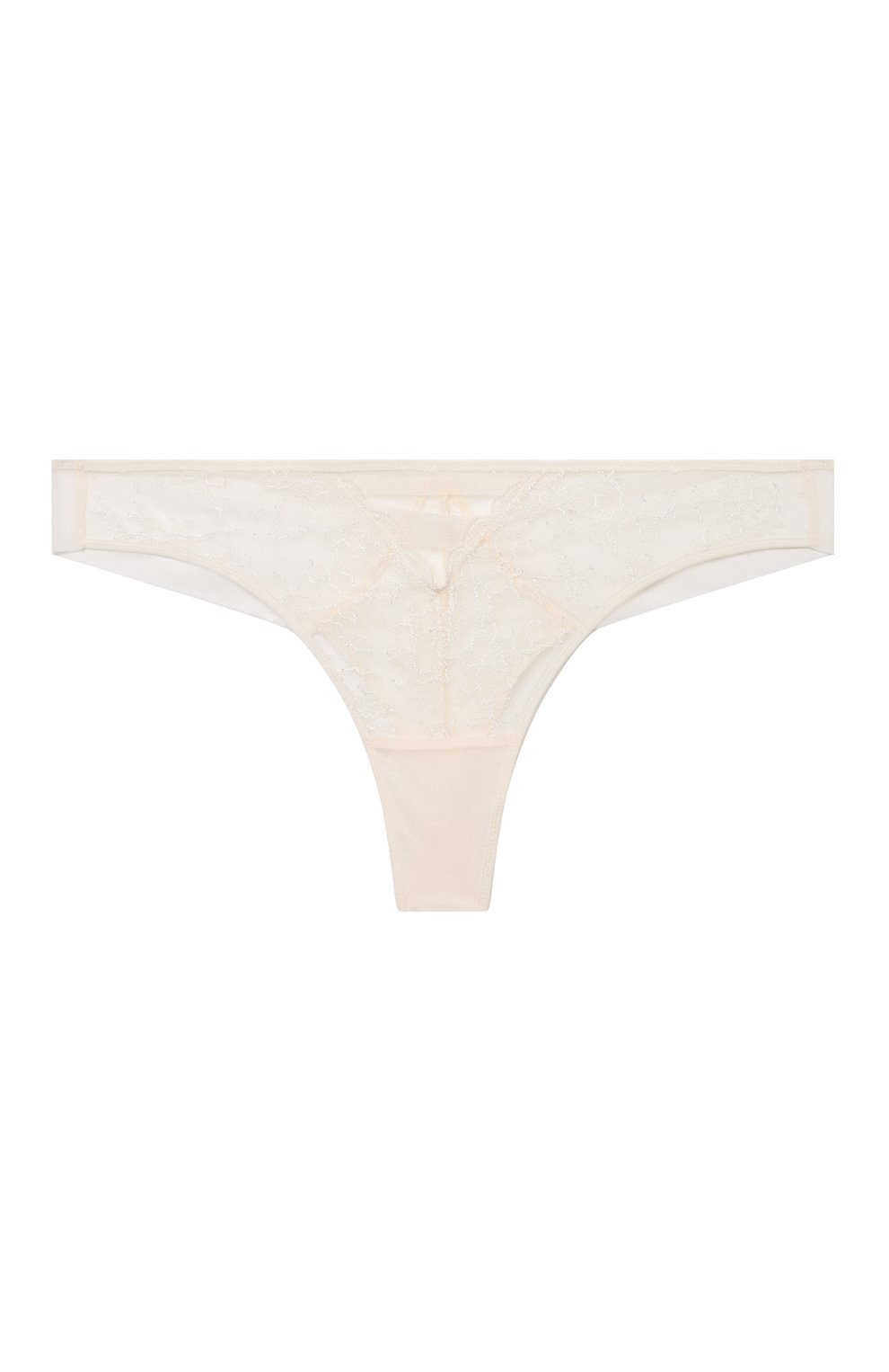 Трусы-танга CHANTAL THOMASS молочного цвета по цене 8190 руб., арт. T02E70, фото 1 Трусы-танга CHANTAL THOMASS, арт. T02E70, фото 1