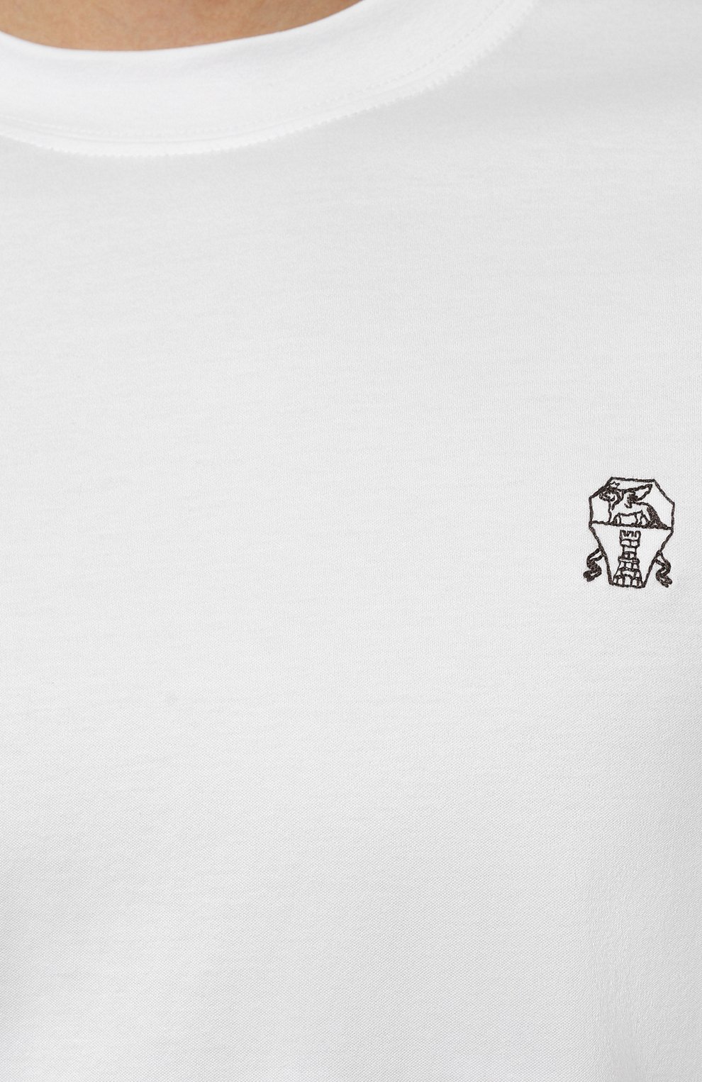 Хлопковый лонгслив BRUNELLO CUCINELLI, арт. M0T717409, фото 5