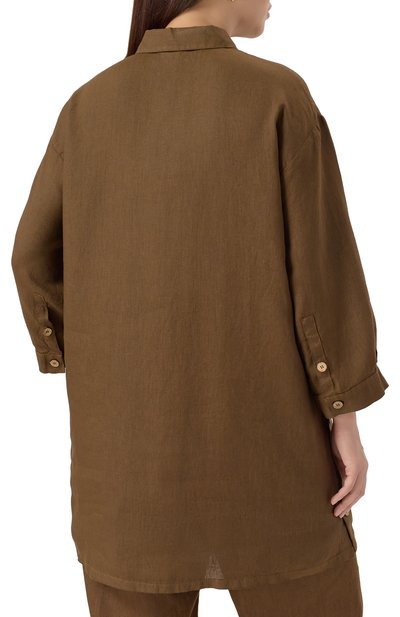 Льняная рубашка MARINA RINALDI VOYAGE, арт. FRIDA, фото 4