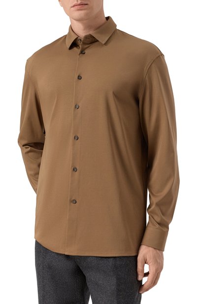 Хлопковая рубашка 12 STOREEZ, арт. 131283, фото 3