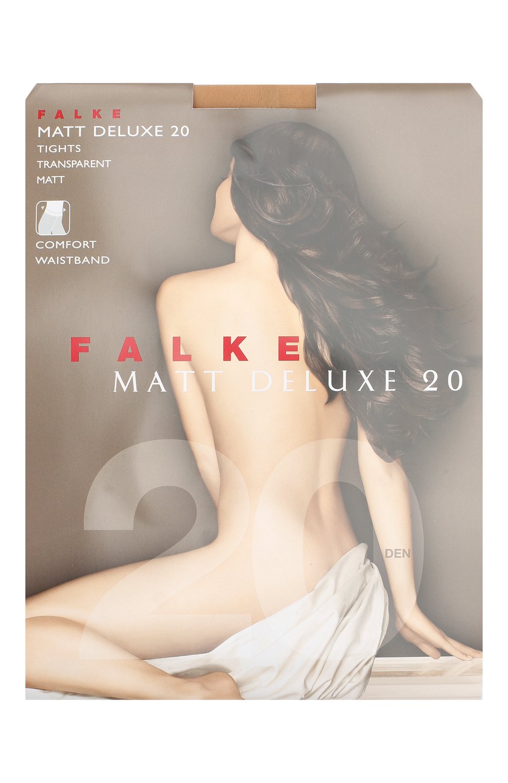Колготки FALKE бежевого цвета по цене 2150 руб., арт. 40620_, фото 1 Колготки FALKE, арт. 40620_, фото 1