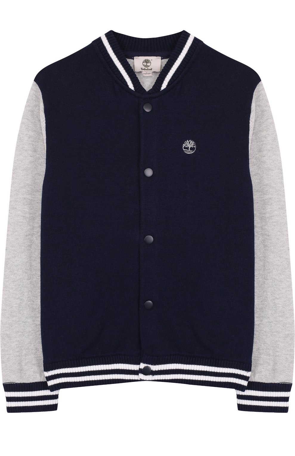 Хлопковый бомбер с контрастной отделкой TIMBERLAND, арт. T25M86/6A-12A, фото 1