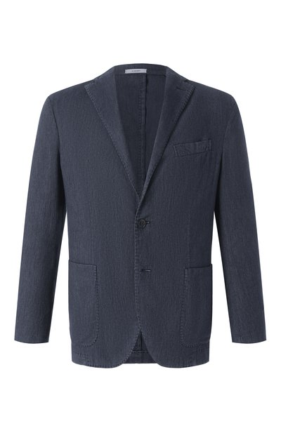 Мужской пиджак из хлопка и льна BOGLIOLI, арт. N1302Q/SB4407