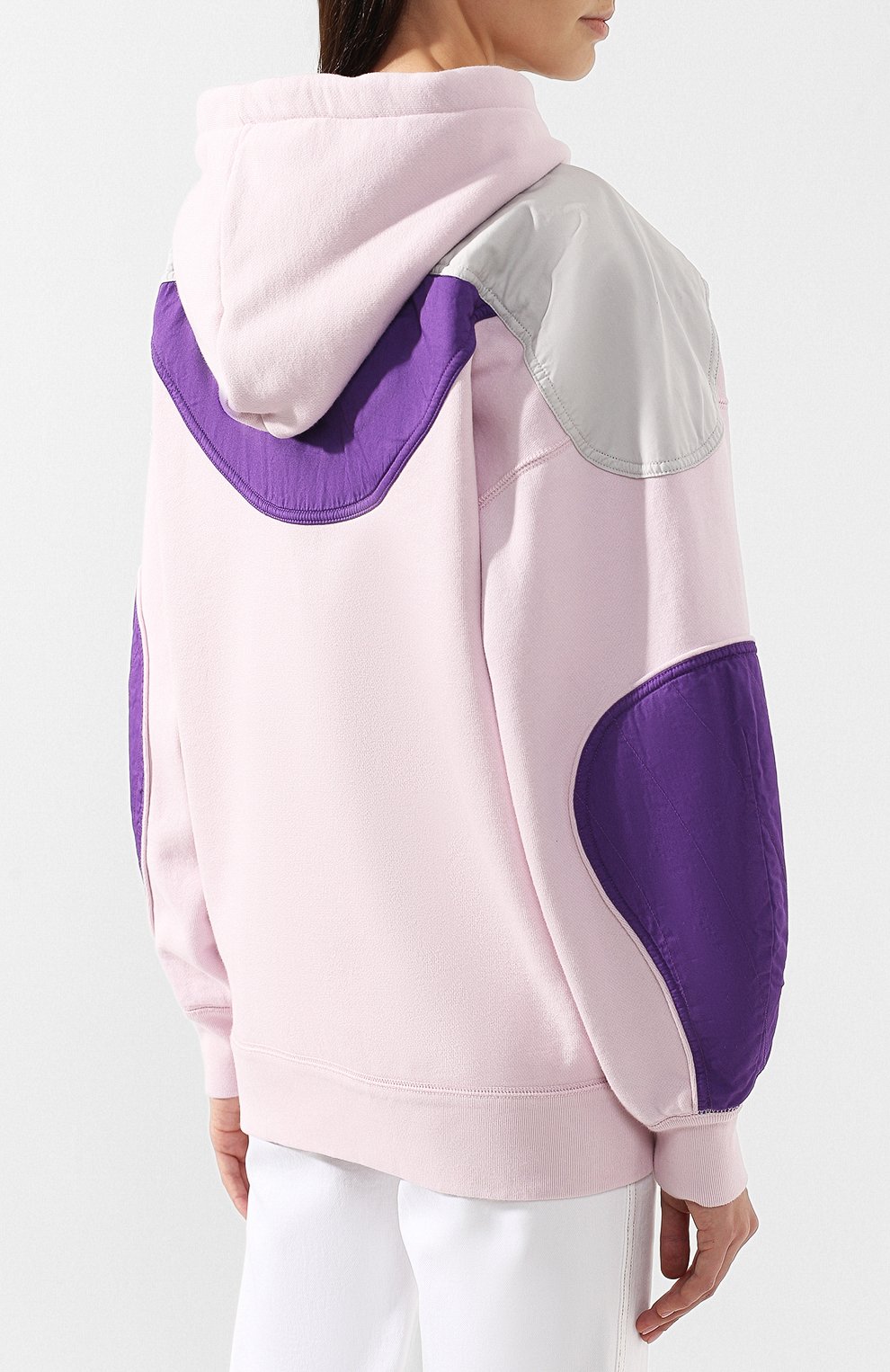 Хлопковое худи ISABEL MARANT ETOILE розового цвета по цене 28950 руб., арт. SW0117-19P044E/NANSEL, фото 4 Хлопковое худи ISABEL MARANT ETOILE, арт. SW0117-19P044E/NANSEL, фото 4