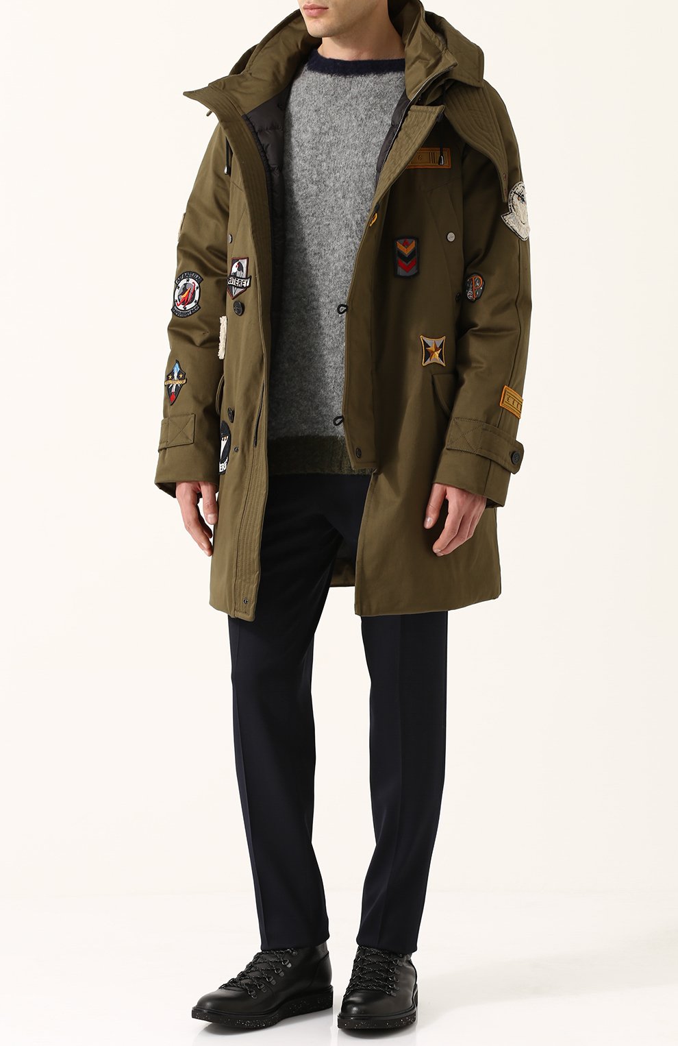 Шерстяные брюки прямого кроя PT01, арт. VSTVZ00WTR/P036, фото 2