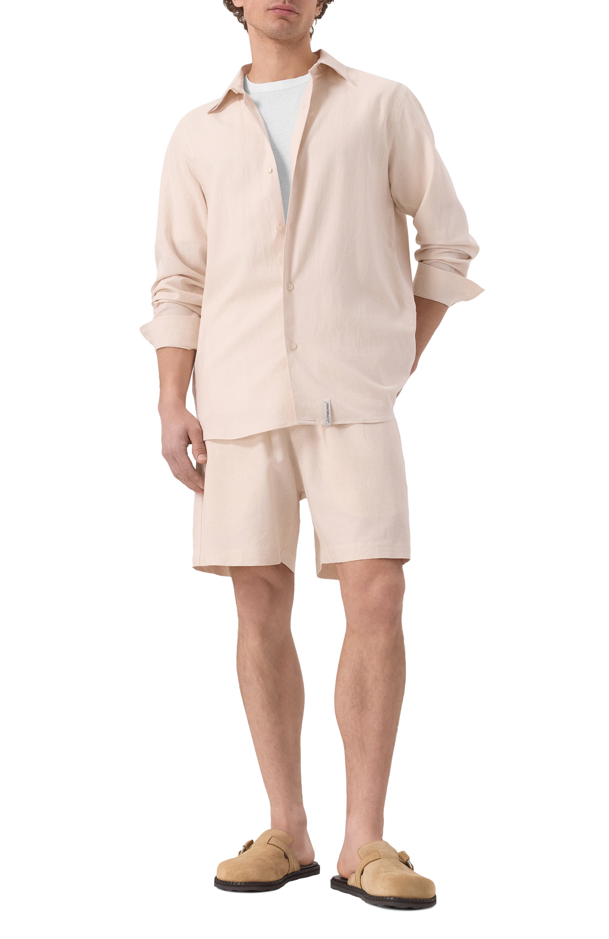 Футболка из хлопка и льна BOSS, арт. 50537498, фото 2