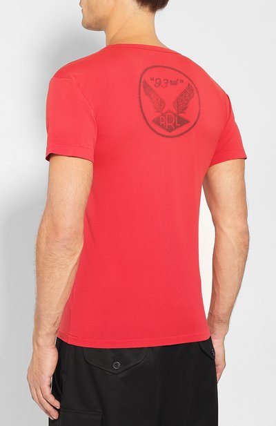 Хлопковая футболка RRL, арт. 782733365, фото 4