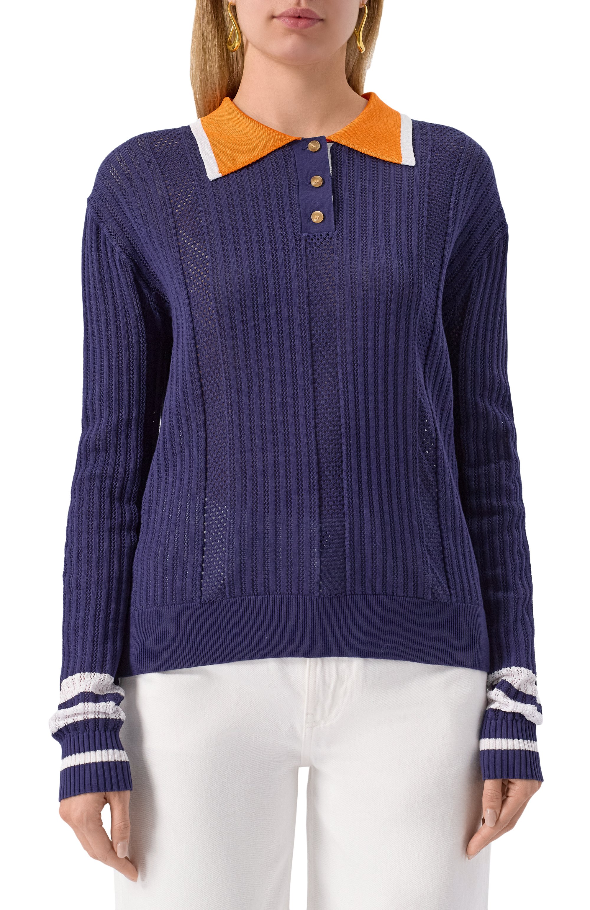 Поло из хлопка и вискозы BEATRICE .B, арт. 25FE8661TALITHA, фото 3