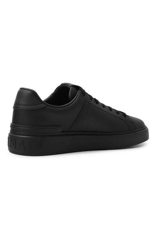 Кожаные кеды B-Court Balmain FM1VI288/LVTR Чёрный  FM1VI288/LVTR Фото 5