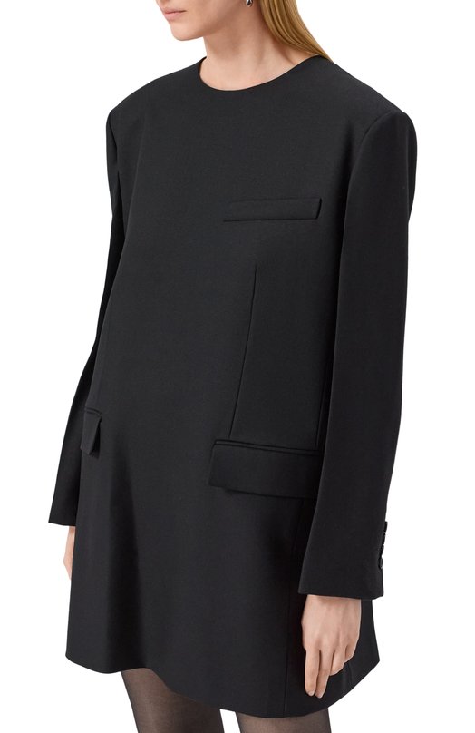 Шерстяное платье Juun.J JW4Y71W01 Чёрный  JW4Y71W01 Фото 3