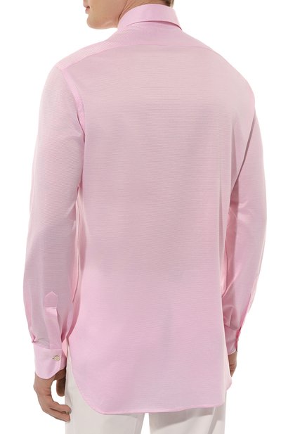 Хлопковая рубашка KITON, арт. UCIH06381, фото 4