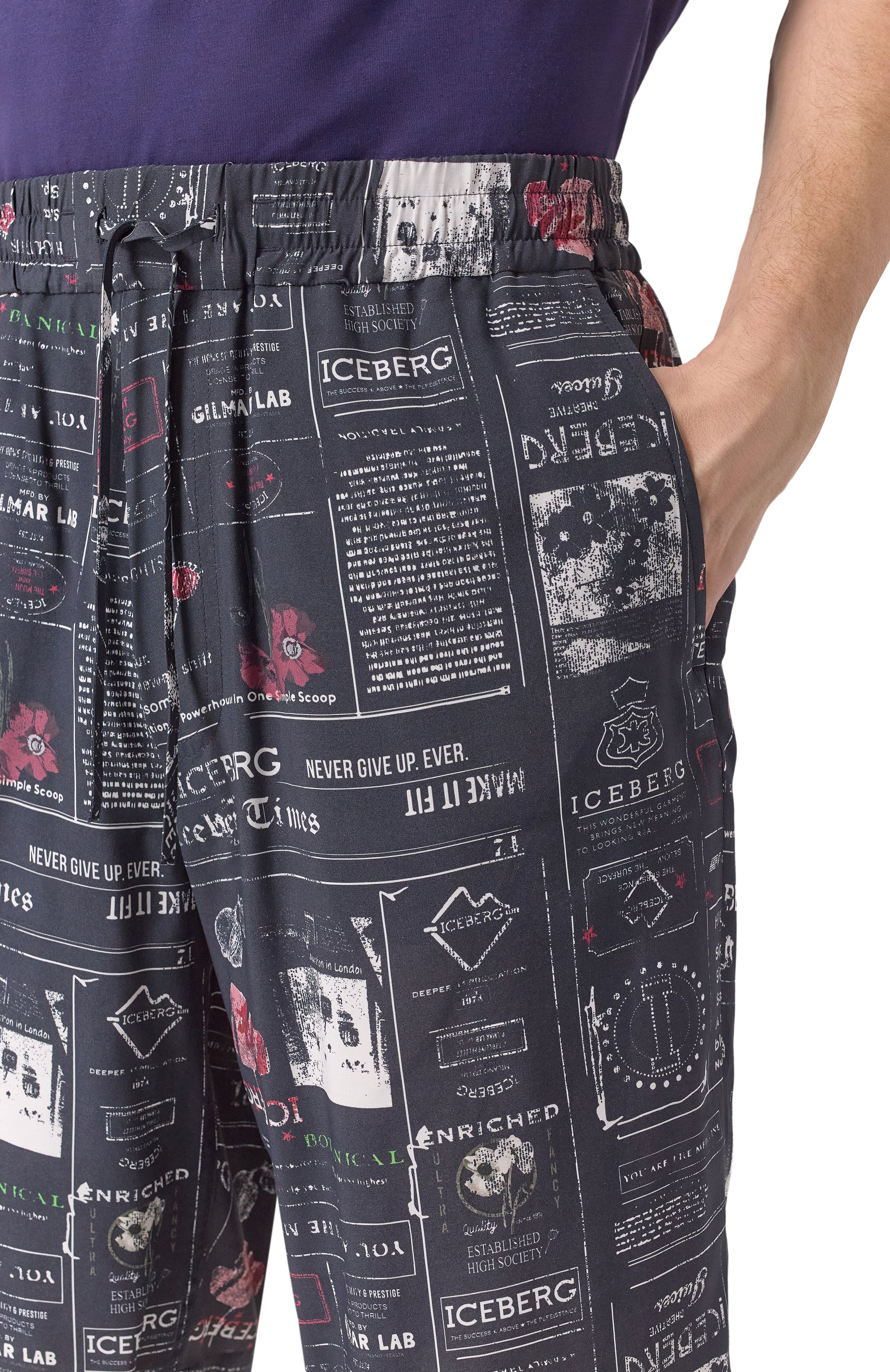 Шорты из вискозы ICEBERG, арт. D090/5037, фото 5