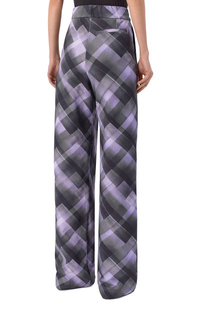 Хлопковые брюки DRIES VAN NOTEN сиреневого цвета по цене 72200 руб., арт. 252-011142-2614, фото 4 Хлопковые брюки DRIES VAN NOTEN, арт. 252-011142-2614, фото 4