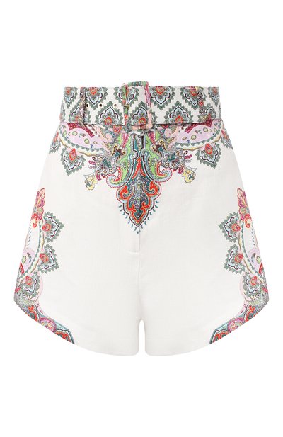 Женские льняные шорты ZIMMERMANN, арт. 5659ANIN