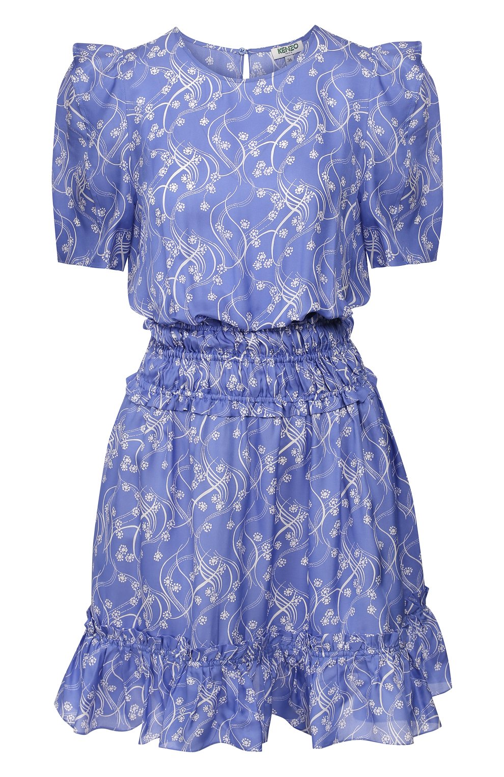 Платье из смеси вискозы и шелка KENZO, арт. FA52R0183521, фото 1