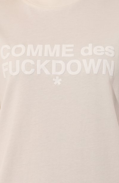 Хлопковая футболка COMME DES FUCKDOWN, арт. CFABW01021, фото 5