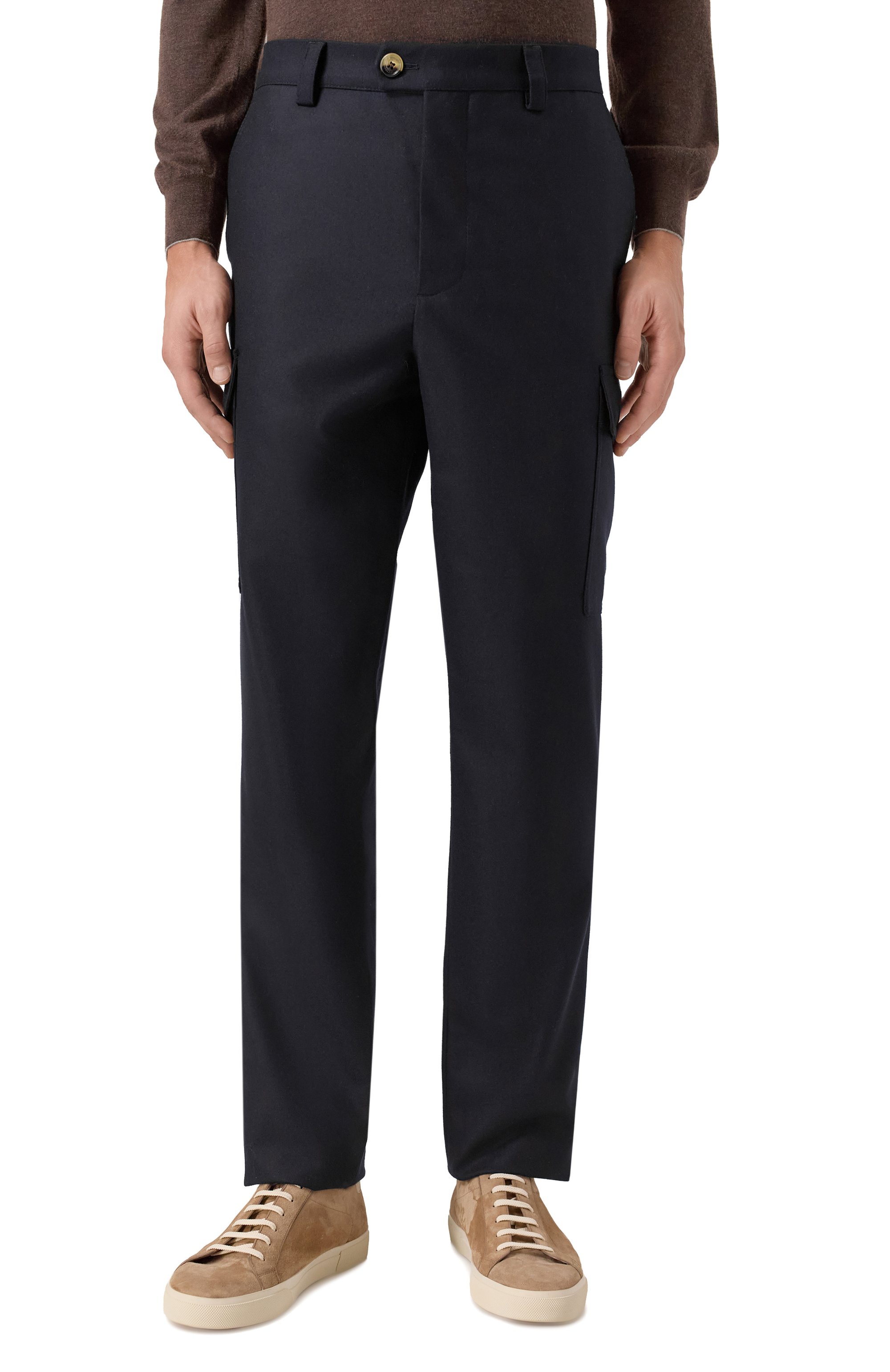 Шерстяные брюки-карго BRUNELLO CUCINELLI, арт. M038PE1890, фото 3