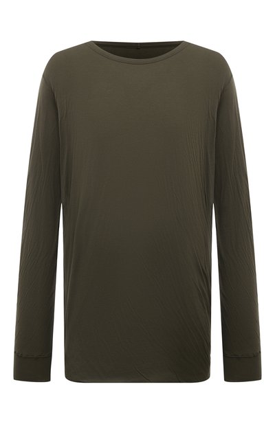 Мужская хлопковый лонгслив RICK OWENS, арт. RU02D6258/UC