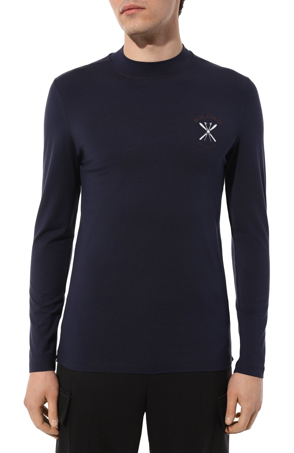 Шелковый лонгслив BRUNELLO CUCINELLI, арт. MM819KT70, фото 3