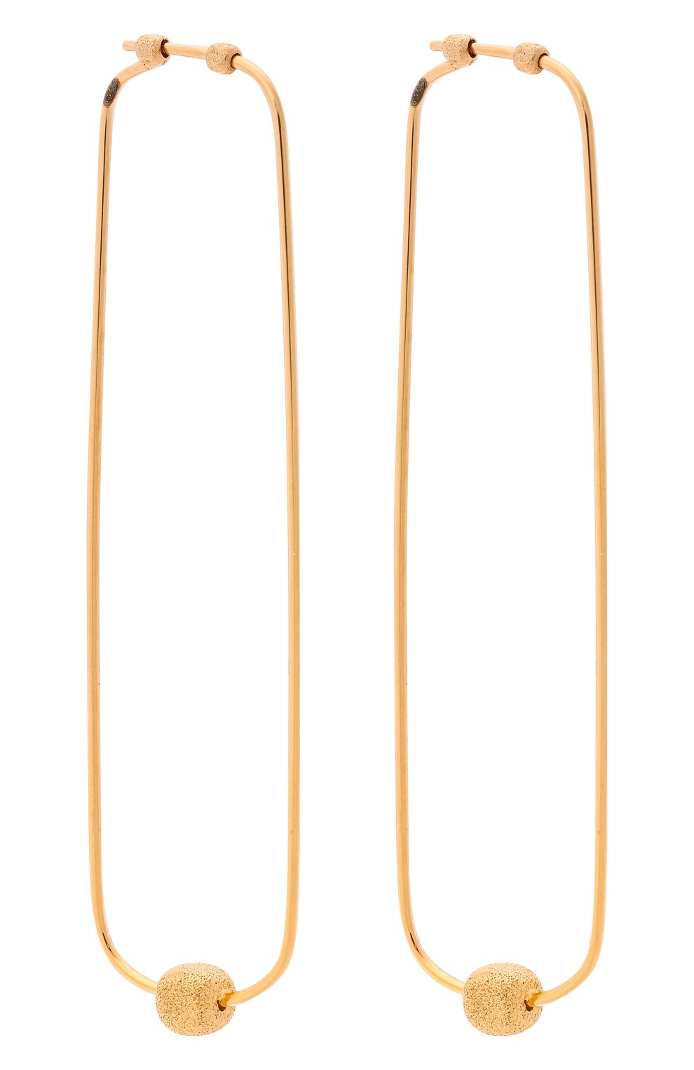 Серьги BRUNELLO CUCINELLI золотого цвета по цене 158000 руб., арт. M0RW9LA32, фото 3 Серьги BRUNELLO CUCINELLI, арт. M0RW9LA32, фото 3