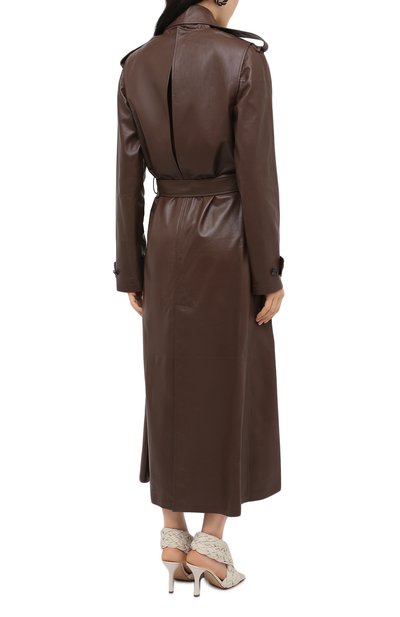 Кожаный тренч BOTTEGA VENETA, арт. 640244/V06E0, фото 4