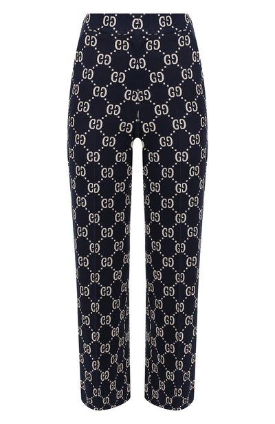Женские хлопковые брюки с принтом GUCCI, арт. 523573/Z372F