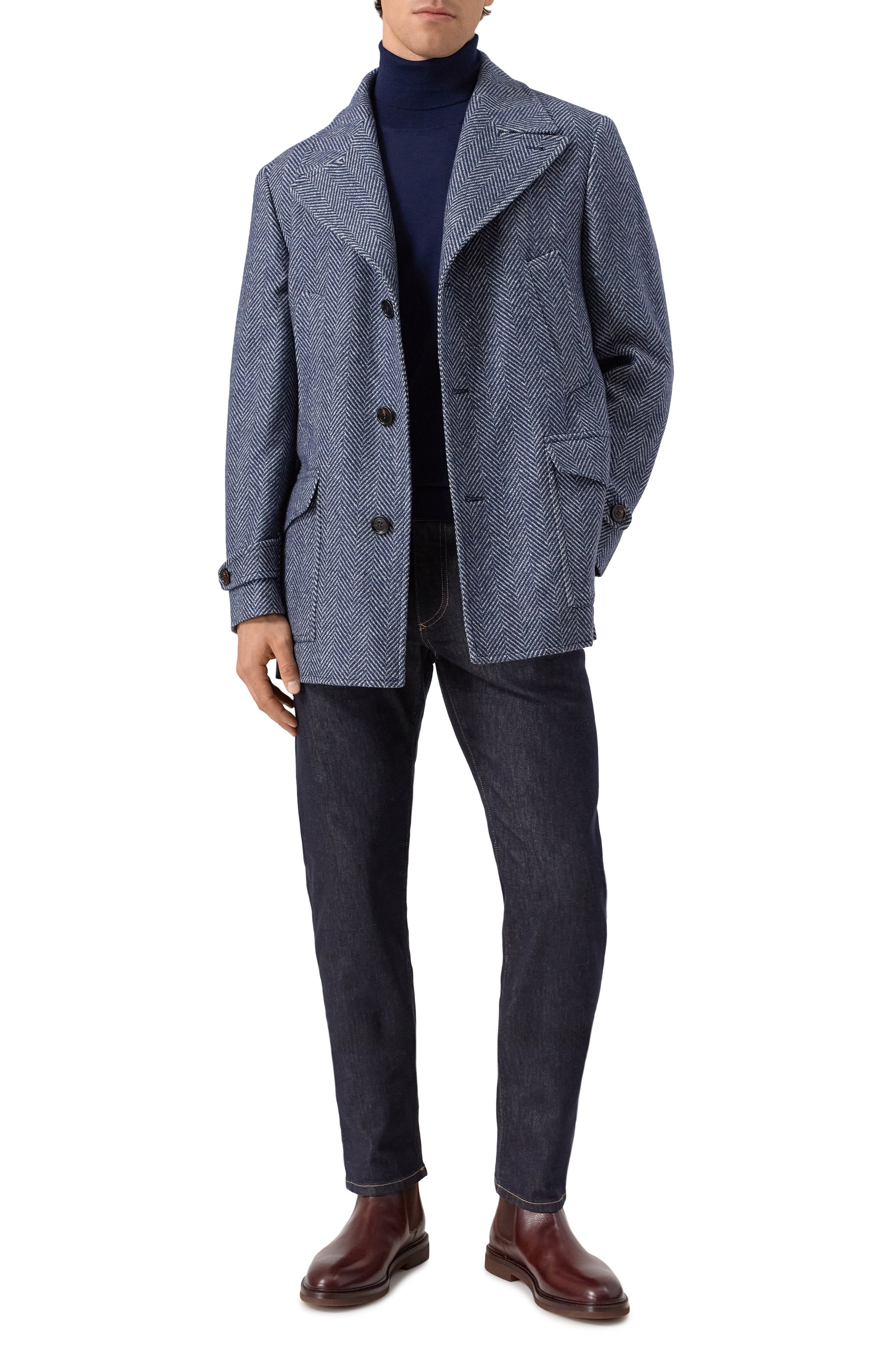 Пальто из кашемира и шелка BRUNELLO CUCINELLI, арт. MV4057043, фото 2