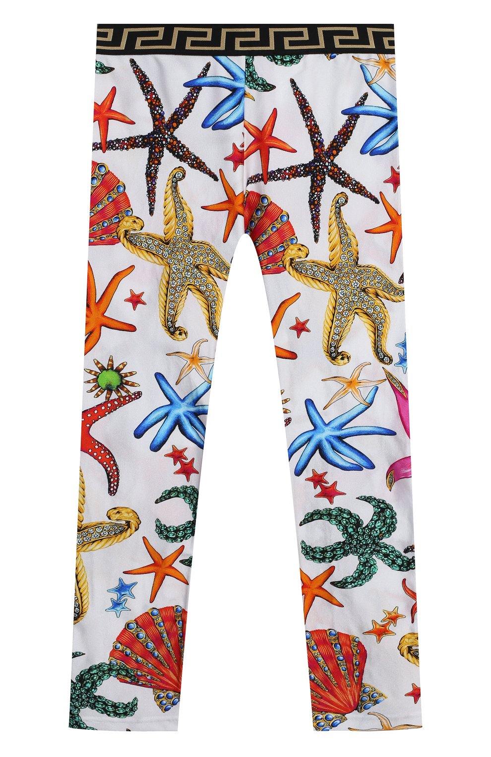 Леггинсы VERSACE разноцветного цвета по цене 15850 руб., арт. 1000364/1A00408/8A-14A, фото 1 Леггинсы VERSACE, арт. 1000364/1A00408/8A-14A, фото 1