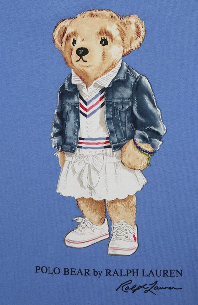 Хлопковая футболка POLO RALPH LAUREN, арт. 313864141, фото 3